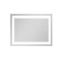 Дзеркало Qtap Cardinal (CA1) 1000х800 з LED-підсвічуванням Touch, з антизапотіванням, з димером, рег. темп. кольору (3000-6500K) QT0478C10080 (QT0478C10080)