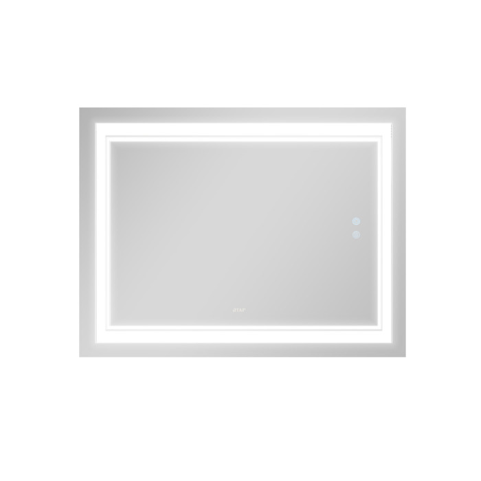 Дзеркало Qtap Cardinal (CA1) 1000х800 з LED-підсвічуванням Touch, з антизапотіванням, з димером, рег. темп. кольору (3000-6500K) QT0478C10080 (QT0478C10080)