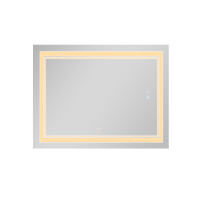 Дзеркало Qtap Cardinal (CA1) 1000х800 з LED-підсвічуванням Touch, з антизапотіванням, з димером, рег. темп. кольору (3000-6500K) QT0478C10080 (QT0478C10080)