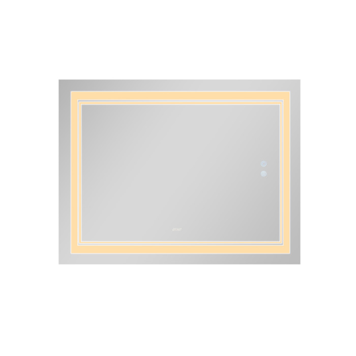 Дзеркало Qtap Cardinal (CA1) 1000х800 з LED-підсвічуванням Touch, з антизапотіванням, з димером, рег. темп. кольору (3000-6500K) QT0478C10080 (QT0478C10080)