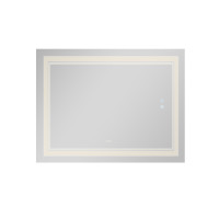 Дзеркало Qtap Cardinal (CA1) 1000х800 з LED-підсвічуванням Touch, з антизапотіванням, з димером, рег. темп. кольору (3000-6500K) QT0478C10080 (QT0478C10080)