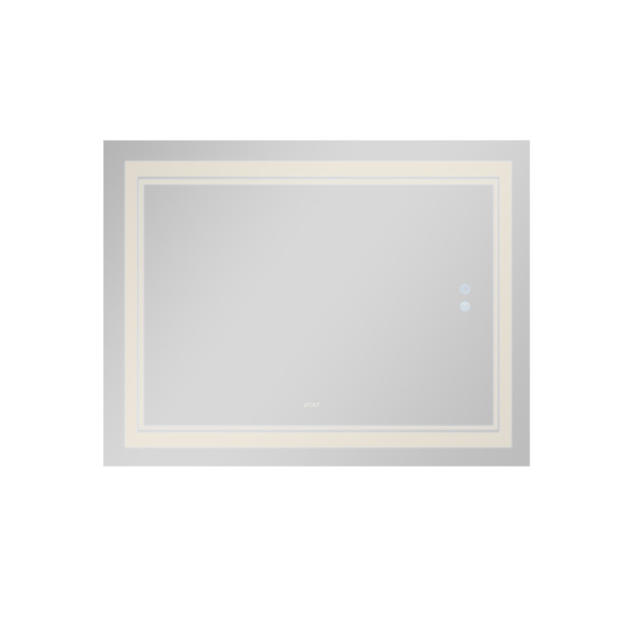 Дзеркало Qtap Cardinal (CA1) 1000х800 з LED-підсвічуванням Touch, з антизапотіванням, з димером, рег. темп. кольору (3000-6500K) QT0478C10080 (QT0478C10080)