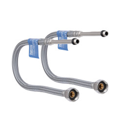 Шланг для підключення змішувача Thermo Alliance Standart (пара) 100 см NYLON M10x1/2"В довга ігла TAS386W100L (TAS386W100L)