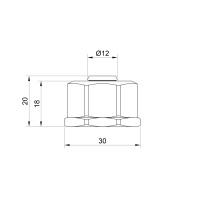 Евроконус Thermo Alliance Standart 3/4" 16х2 мм TAS346 (TAS346)