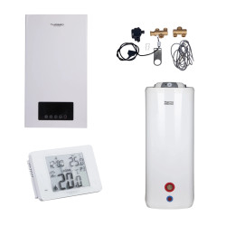 Комплексне рішення Thermo Alliance для котельні: електричний котел 8 кВт + комплект підключення бойлера + комбінований підлоговий водонагрівач 100 л (TA149DCN847146)