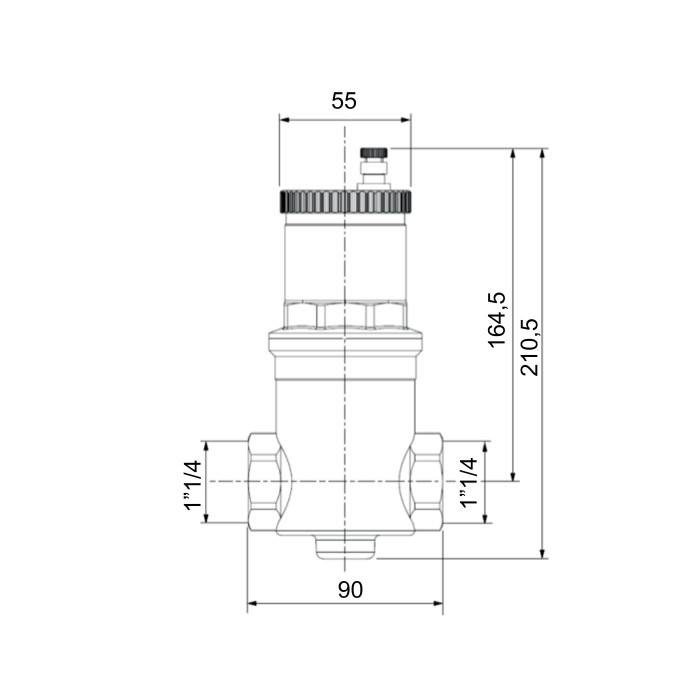 Повітровідвідник Icma автоматичний (дегазатор) 1 1/4" №740 (82740AG05)