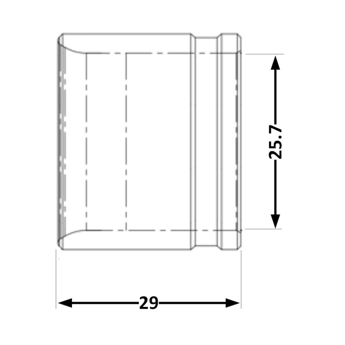 Гільза натяжна Icma №1031 d25x3,5 851031GX08 (851031GX08)