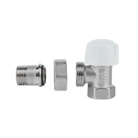 Кран радіаторний Icma 1/2" 28х1,5 кутовий №774 (82774AD06)