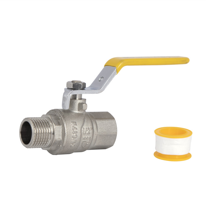 Кран кульовий SD Forte 1/2" ВЗ для газа (ручка) SF605G15 (SF605G15)