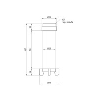 Фільтруючий картридж Icma для фільтрів 1/2" х3/4" №752 (83752AD01)