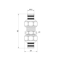 Муфта обжимная Icma 16 №530 (81530ADGH06)