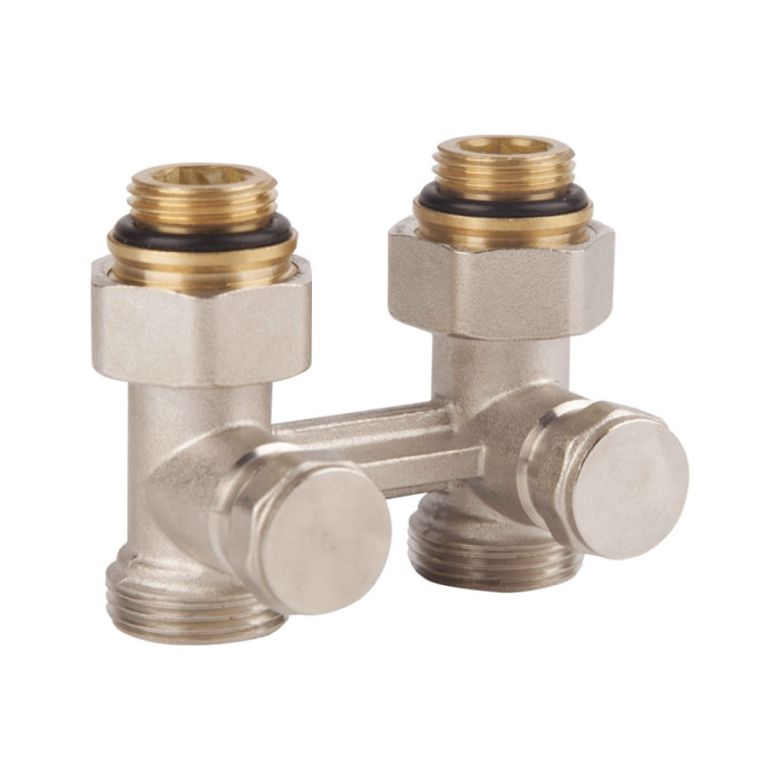 Кран буксовий SD Forte 3/4"х1/2" для радіатора нижній SF253W15 (SF253W15)