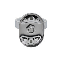 Склянка з тримачем Lidz Oreo 0401 настінний (матове скло) LDORE0401CRM22163 Chrome (LDORE0401CRM22163)