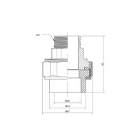Згін "Американка" PPR Thermo Alliance 25х3/4" ЗР (DSI202)