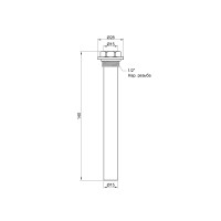 Штуцер для выносного датчика SD Plus 140х13х1/2" SD256W15 (SD256W15)
