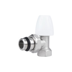 Кран радіаторний SD Plus 1/2" ВЗ з антипротіканням кутовий SD228W15 (SD228W15)