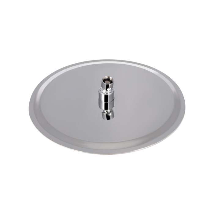 Лійка для верхнього душу Лейки Lidz Лейка 130 300 мм округла LDNIA130NKS32451 Chrome (LDNIA130NKS32451)