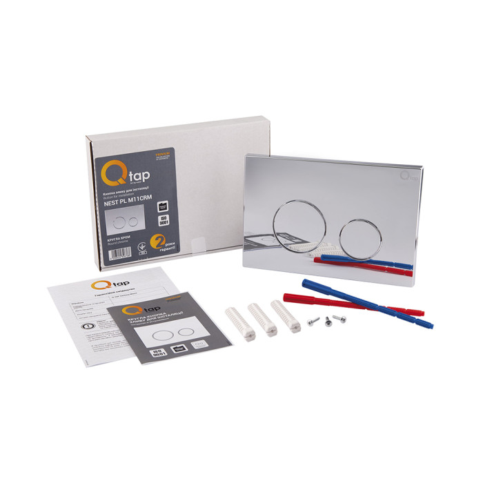 Панель змиву для унітаза Qtap Nest QT0111M11112CRM (QT0111M11112CRM)