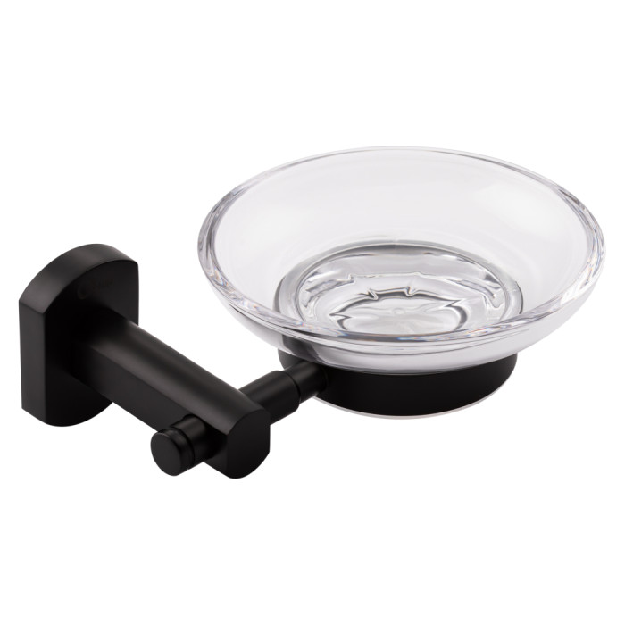 Мильниця Qtap Liberty настінна QTLIBBLM1159 Black (QTLIBBLM1159)
