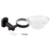 Мильниця Qtap Liberty настінна QTLIBBLM1159 Black (QTLIBBLM1159)