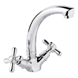 Змішувач для кухні Lidz Dominox 272 двохвентильний LDDOM272CRM35537 Chrome (LDDOM272CRM35537)