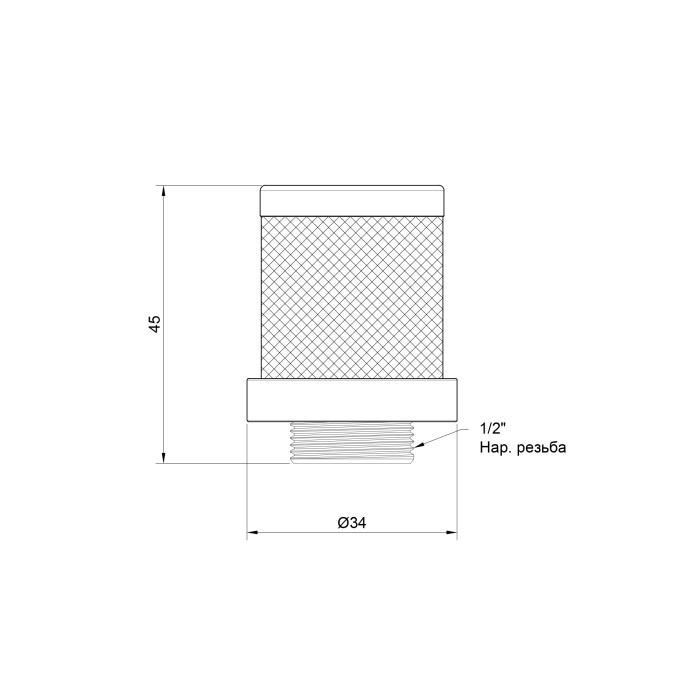 Сітка зворотного клапана SD Plus 1/2" SD245W15 (SD245W15)
