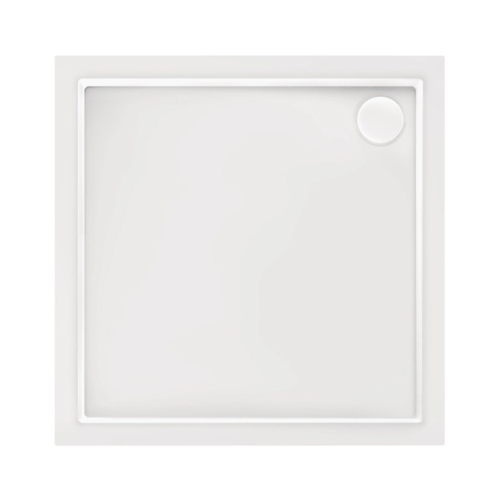 Набір Qtap душова кабіна Taurus CRM1011SC6 Clear 100х100 см + піддон Tern 301112 ()