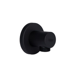 Підключення для шланга Qtap Spojeni округле QTCRBB030 Black Matt (QT809910842856OB)