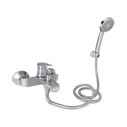 Змішувач для ванни Lidz Wieza 006 (з душовим гарнітуром) (k35) LDWIE006CRM45410 Chrome (LDWIE006CRM45410)