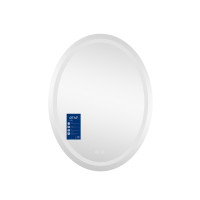 Дзеркало Qtap Mideya 500х700 з LED-підсвічуванням Touch, з антизапотіванням, димером, рег. яскравості QT2078NCR5070W (QT2078NCR5070W)