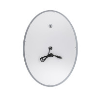 Дзеркало Qtap Mideya 500х700 з LED-підсвічуванням Touch, з антизапотіванням, димером, рег. яскравості QT2078NCR5070W (QT2078NCR5070W)