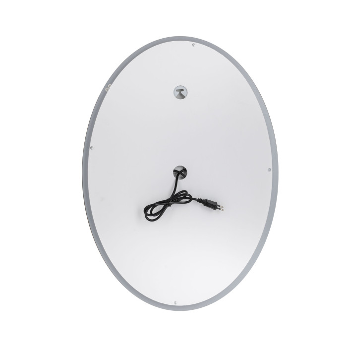 Дзеркало Qtap Mideya 500х700 з LED-підсвічуванням Touch, з антизапотіванням, димером, рег. яскравості QT2078NCR5070W (QT2078NCR5070W)