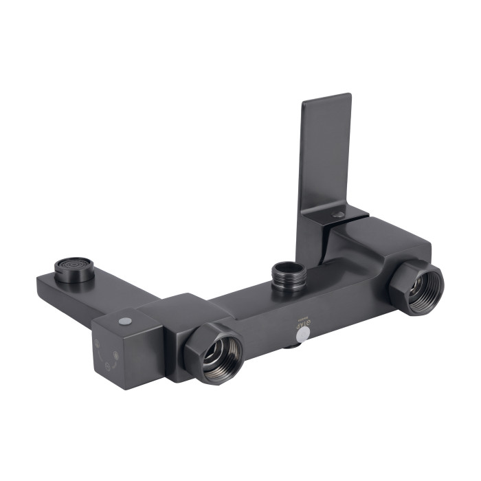 Душова система універсальна Qtap Gemini на три споживача (з виливом) QTGEM111GMB45688 Gunmetal Black PVD (QTGEM111GMB45688)