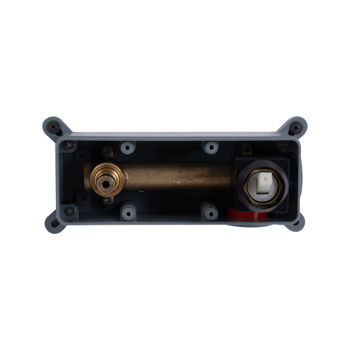 Змішувач для раковини Qtap Gemini прихованого монтажу QTGEM273BLM45694 Black Matt (QTGEM273BLM45694)
