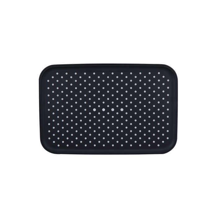 Лійка для верхнього душу Qtap Hlavova 300x200 мм прямокутна QTHLA107BLM45783 Black Matt (QTHLA107BLM45783)