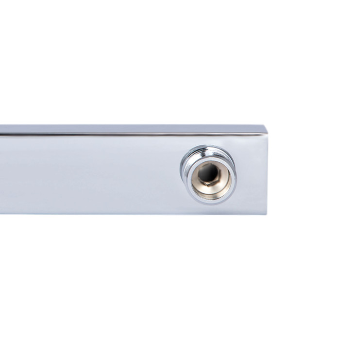 Кронштейн для верхнього душу Qtap Trubice 400 мм прямокутний QTTRU120CRM45928 Chrome (QTTRU120CRM45928)