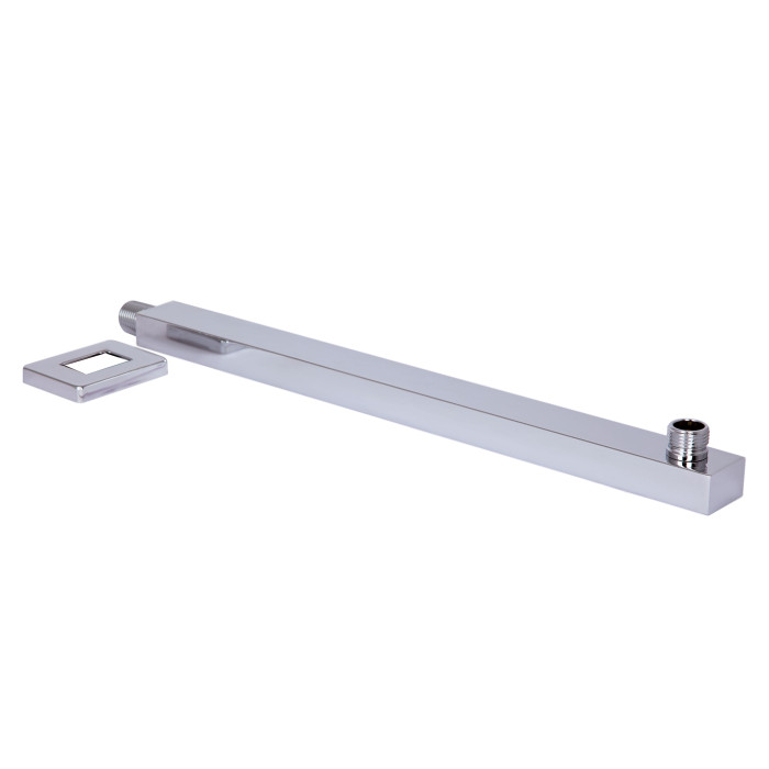 Кронштейн для верхнього душу Qtap Trubice 400 мм прямокутний QTTRU120CRM45928 Chrome (QTTRU120CRM45928)