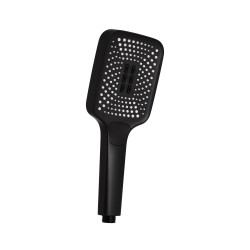 Лійка для ручного душу Qtap Rucni 140x110 мм прямокутна QTRUC125BLM45955 Black Matt (QTRUC125BLM45955)