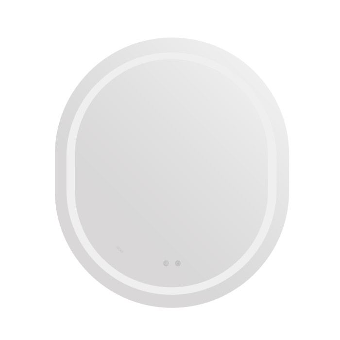 Дзеркало Qtap Gemini 800х700 з LED-підсвічуванням Touch, з антизапотіванням, з димером, рег. темп. кольору (3000-6500K) Reverse QT2578R8070 (QT2578R8070)