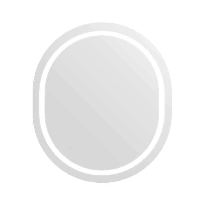 Дзеркало Qtap Gemini 800х700 з LED-підсвічуванням Touch, з антизапотіванням, з димером, рег. темп. кольору (3000-6500K) Reverse QT2578R8070 (QT2578R8070)