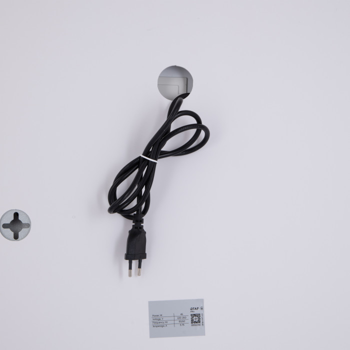 Дзеркало Qtap Gemini 800х700 з LED-підсвічуванням Touch, з антизапотіванням, з димером, рег. темп. кольору (3000-6500K) Reverse QT2578R8070 (QT2578R8070)