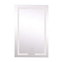 Дзеркало Lidz Kubis 500х800 з LED-підсвічуванням Touch, з антизапотіванням, з димером, рег. яскравості LD78LF9365080 (LD78LF9365080)