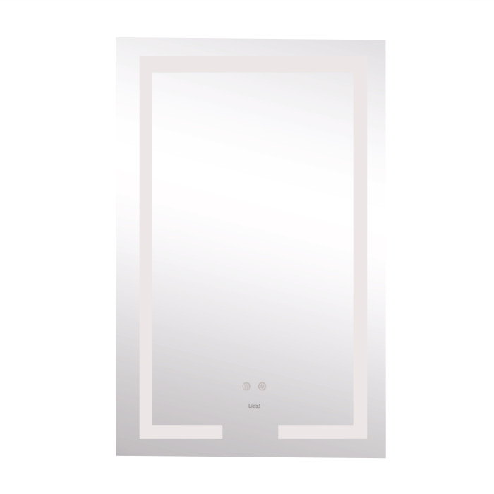 Дзеркало Lidz Kubis 500х800 з LED-підсвічуванням Touch, з антизапотіванням, з димером, рег. яскравості LD78LF9365080 (LD78LF9365080)