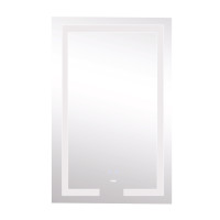 Дзеркало Lidz Kubis 500х800 з LED-підсвічуванням Touch, з антизапотіванням, з димером, рег. яскравості LD78LF9365080 (LD78LF9365080)