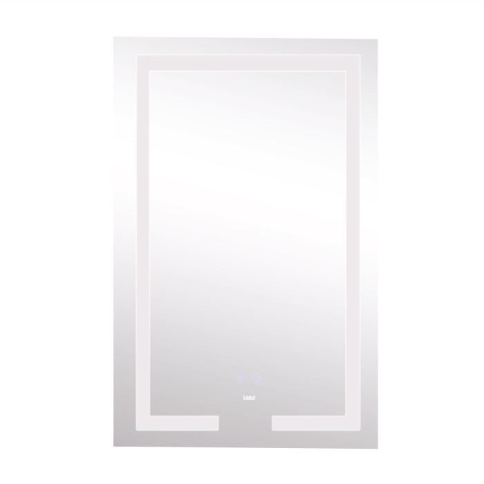 Дзеркало Lidz Kubis 500х800 з LED-підсвічуванням Touch, з антизапотіванням, з димером, рег. яскравості LD78LF9365080 (LD78LF9365080)