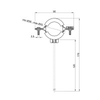Хомут Thermo Alliance Forte 11/4" (D38-43 мм) SF10032 (SF10032)