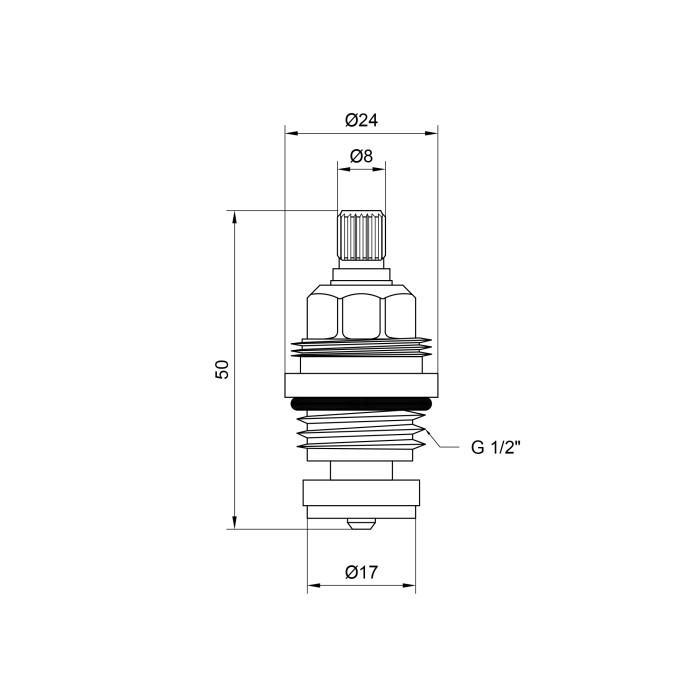 Комплект Lidz Repair 03101 10+1 Chrome (LDREP031013481446429)