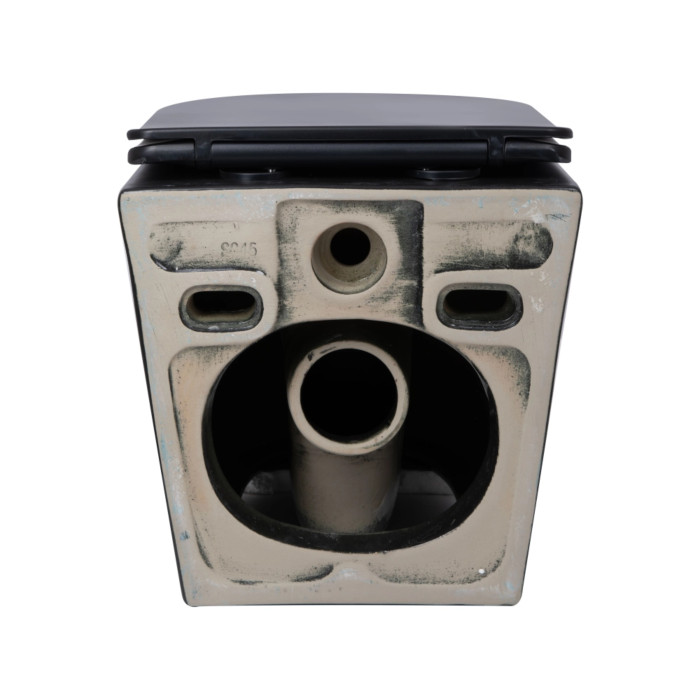 Унітаз підвісний Qtap Scorpio Ultra Quiet безобідковий з сидінням Soft-close MATT BLACK QT14332380AMB (QT14332380AMB)