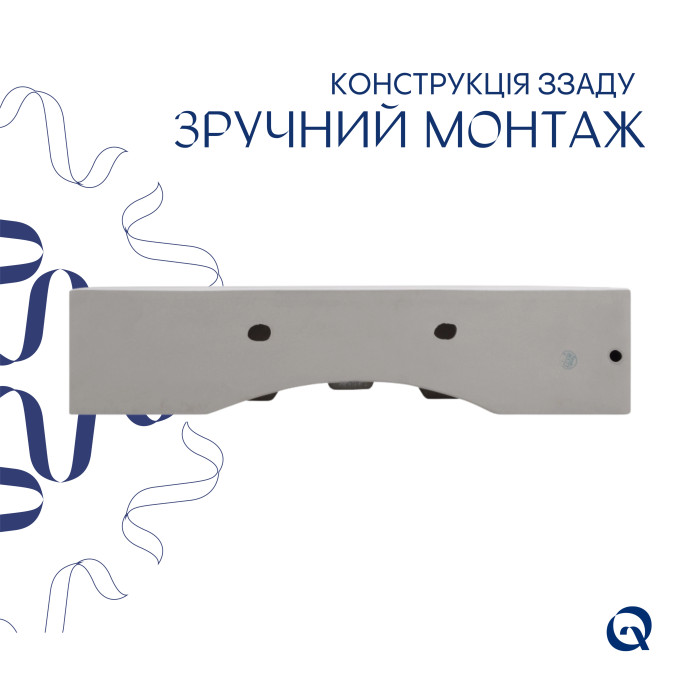 Раковина Qtap Nando LT 610х420х140 White QT12116146W (QT12116146W)