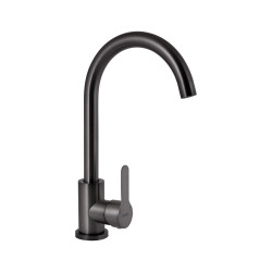 Змішувач для кухні U-образний Brinex Pure 015F U-образний  Graphite BRIPUR015FGRP (BRIPUR015FGRP)